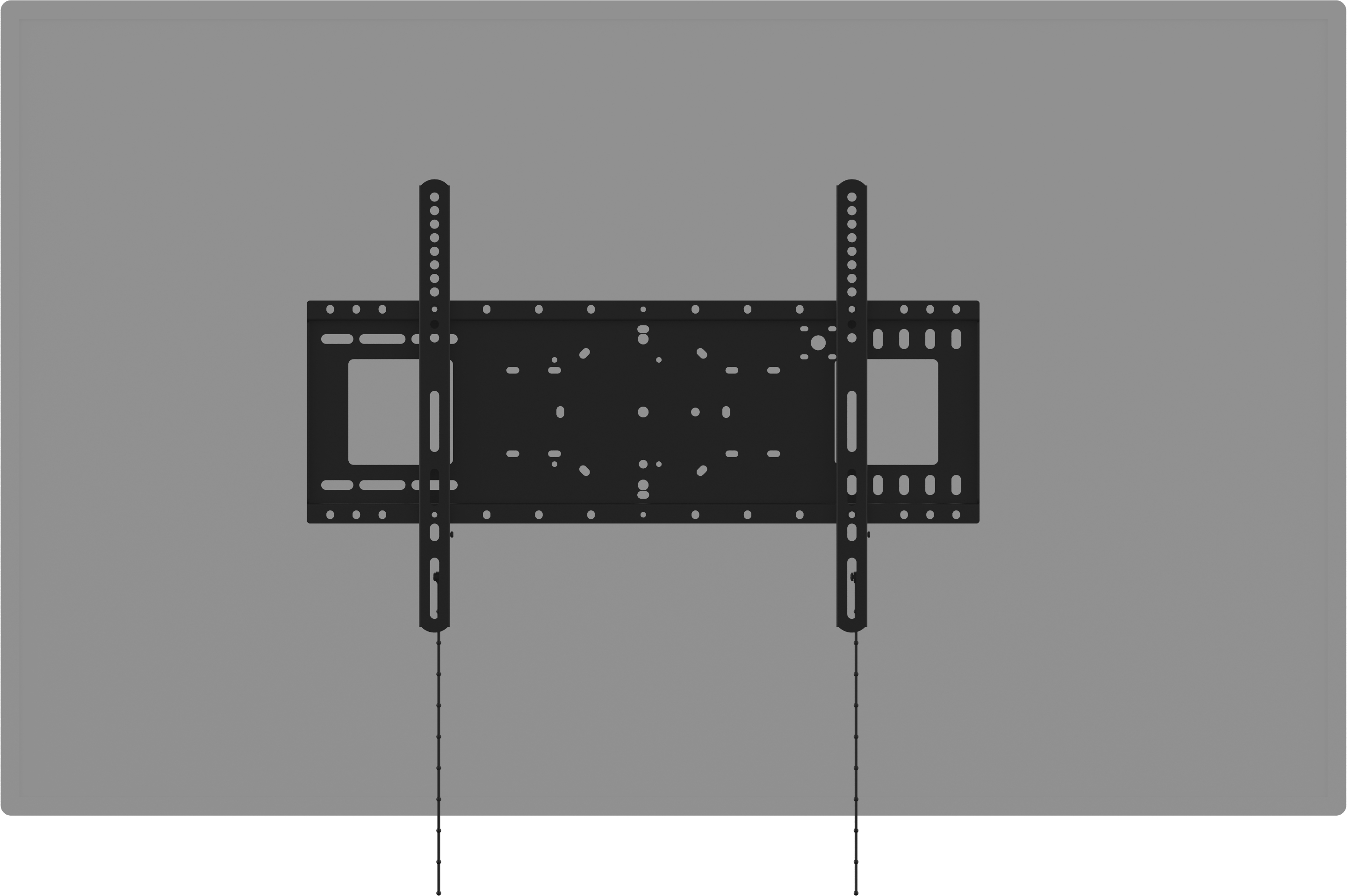 Vision VFM-W6X4 support pour tlviseur 190,5 cm (75) Noir