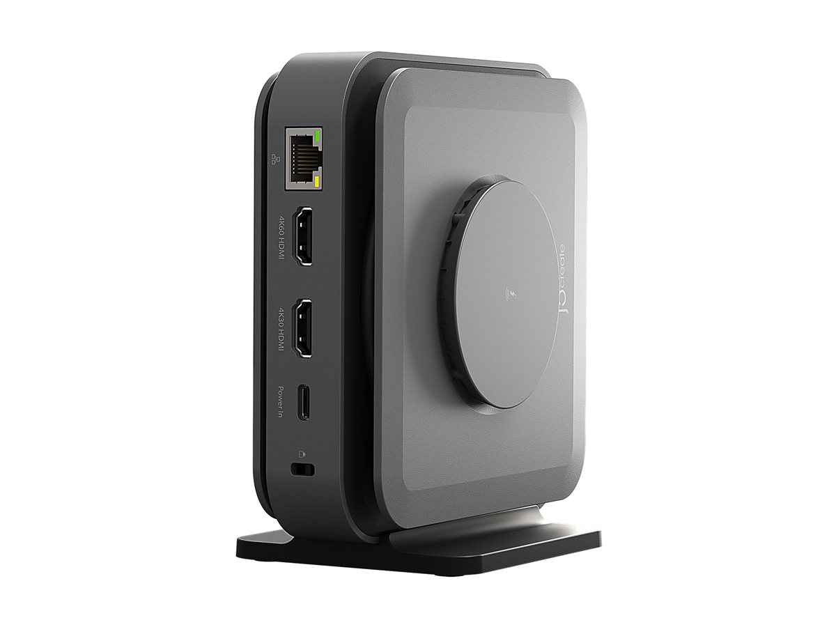 j5create JCD3199P USB-C� Dock Dual 4K HDMI with 140W GaN PD3.1 Power Adapter-EU, Black