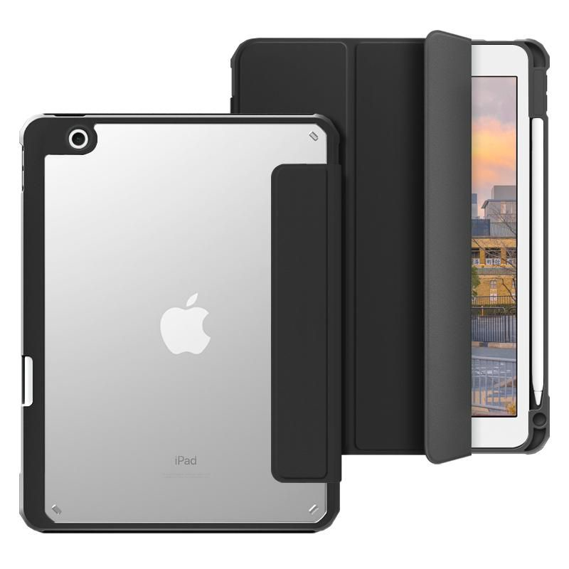 eSTUFF ES68200001-BULK funda para tablet 25,9 cm (10.2) Folio Negro, Transparente