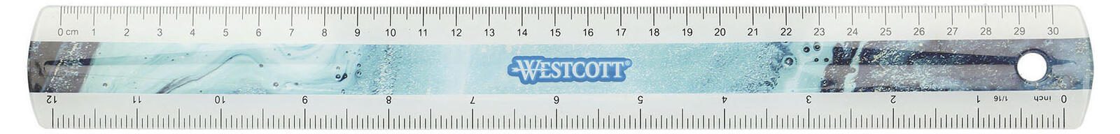 Westcott Lineal Trendsetter 30.0 cm t�rkis