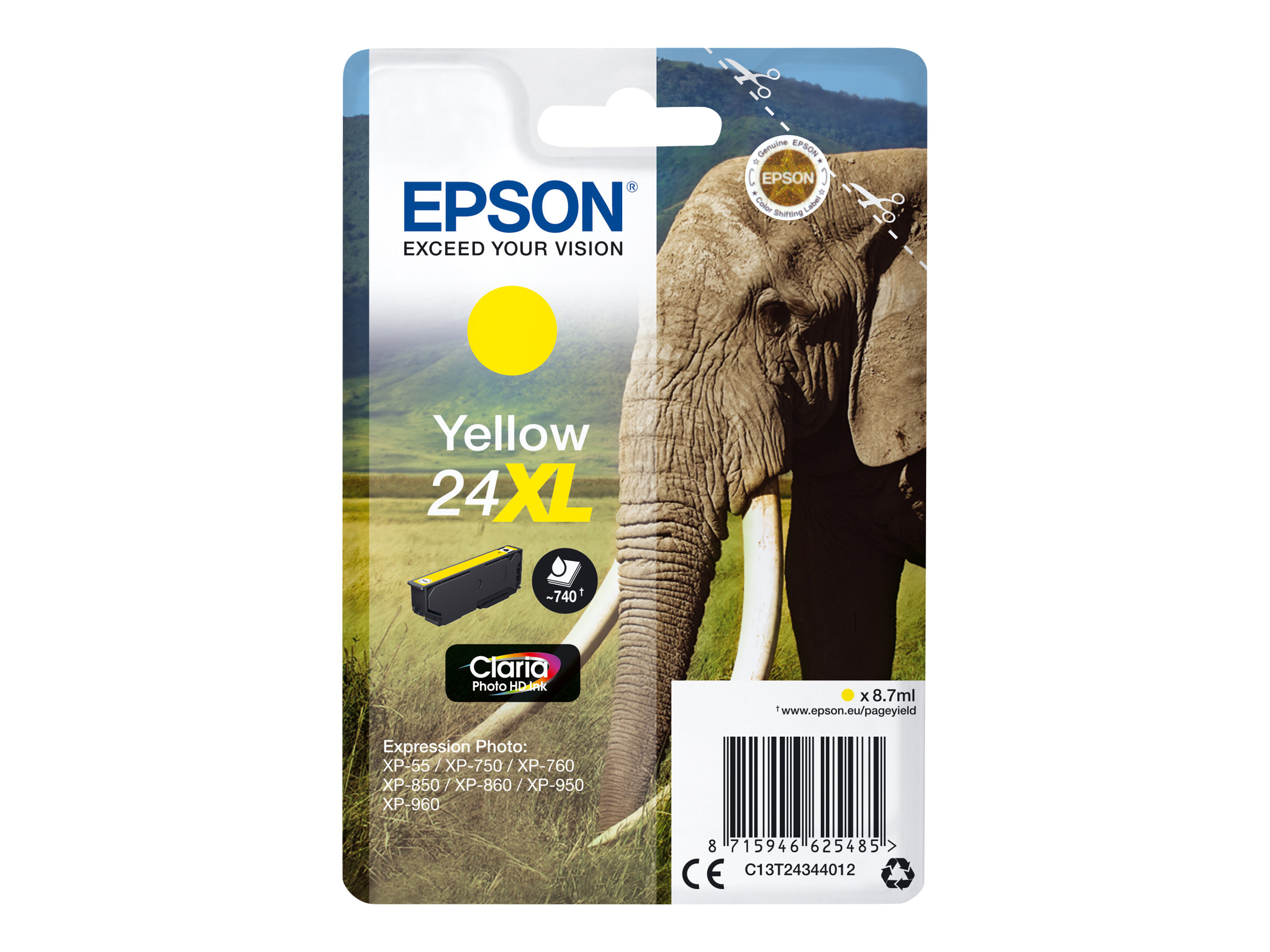 Epson Elephant Cartuccia Giallo xl