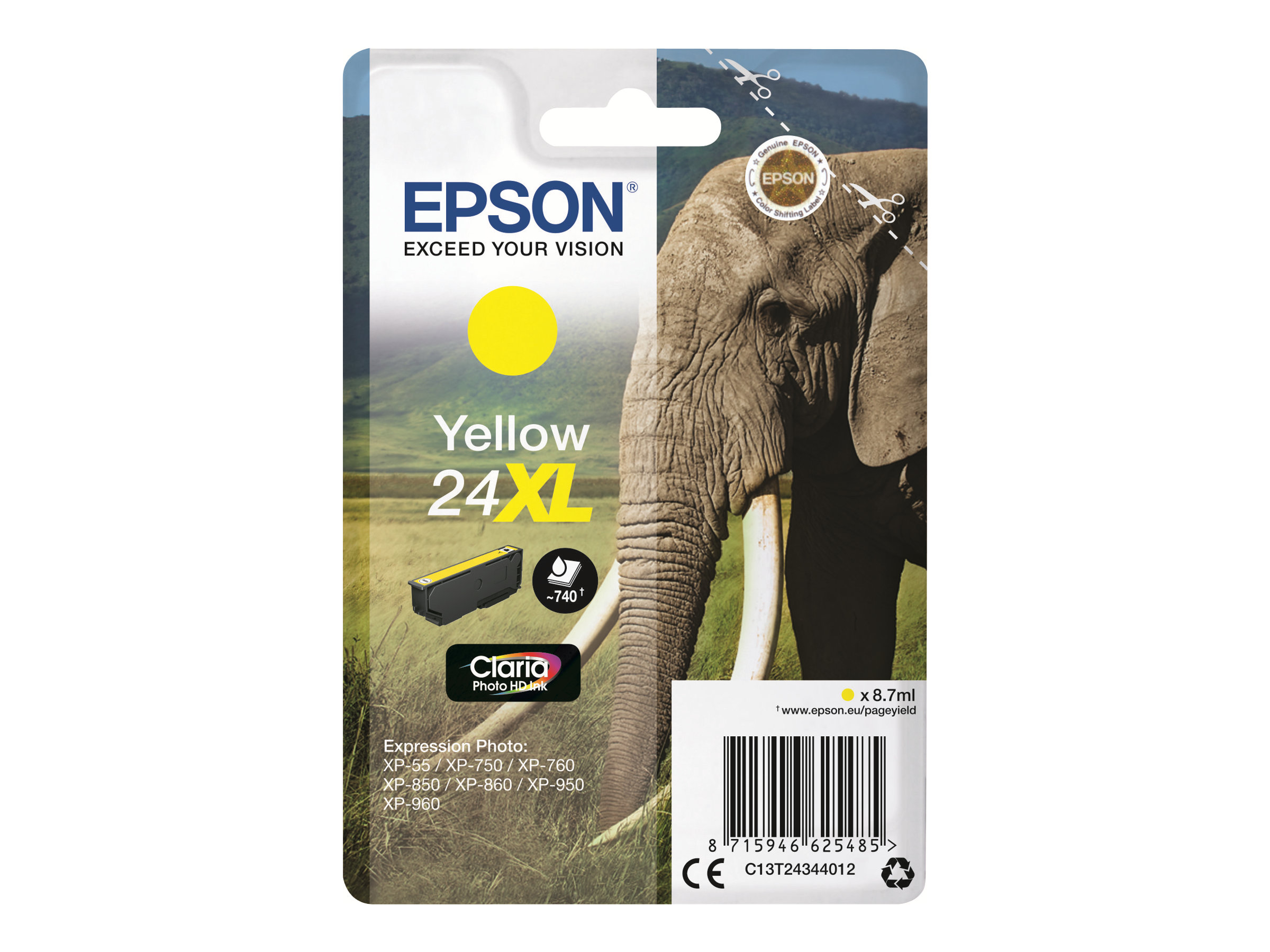 Epson Elephant Cartuccia Giallo xl