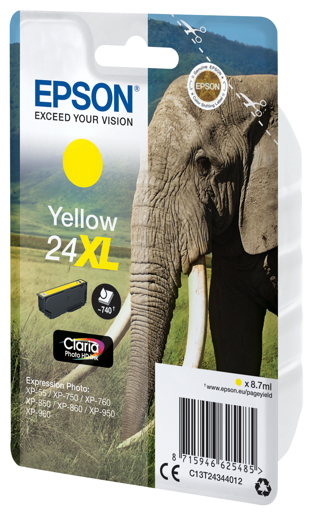 Epson Elephant Cartuccia Giallo xl