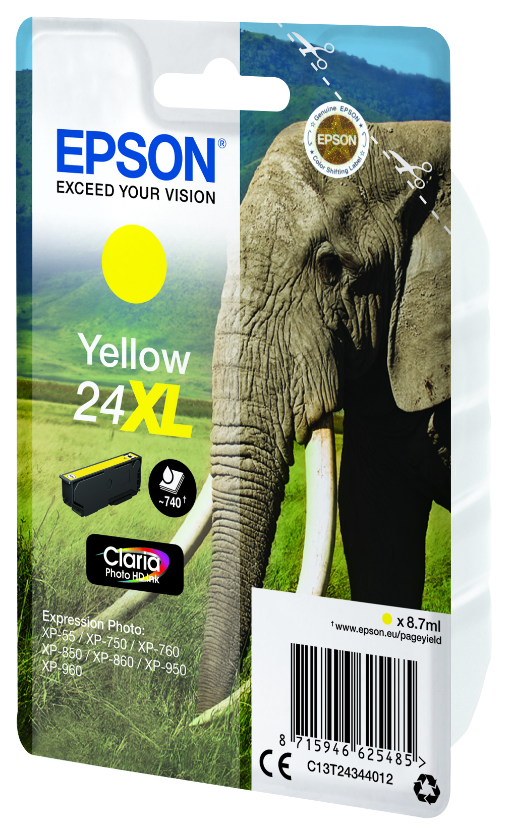 Epson Elephant Cartuccia Giallo xl