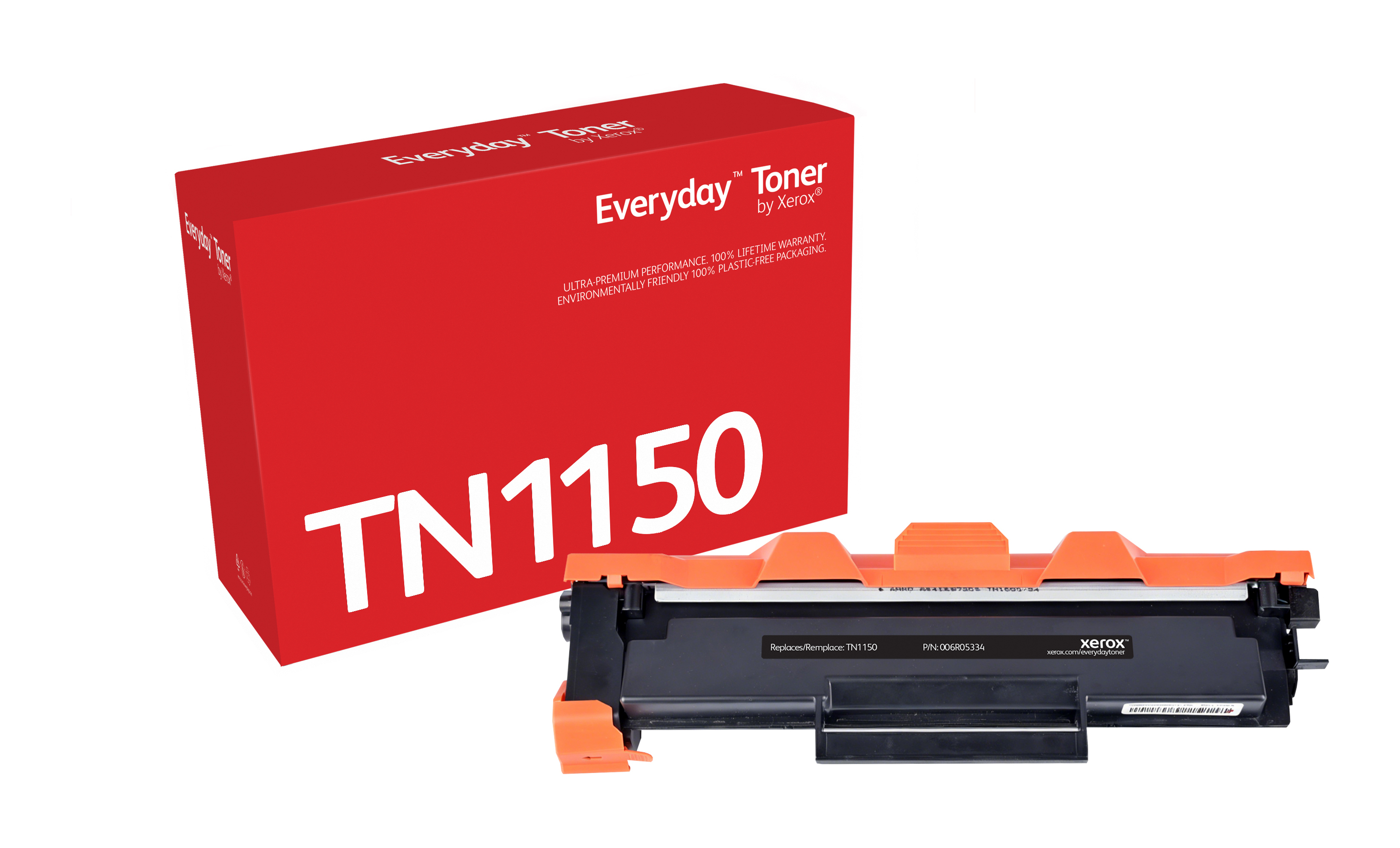 El t�ner Everyday Negro de Xerox es compatible con Brother TN-1150, Capacidad est�ndar