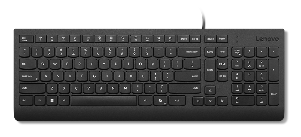 Lenovo 4Y41R64653 clavier maison/bureau USB Italien Noir