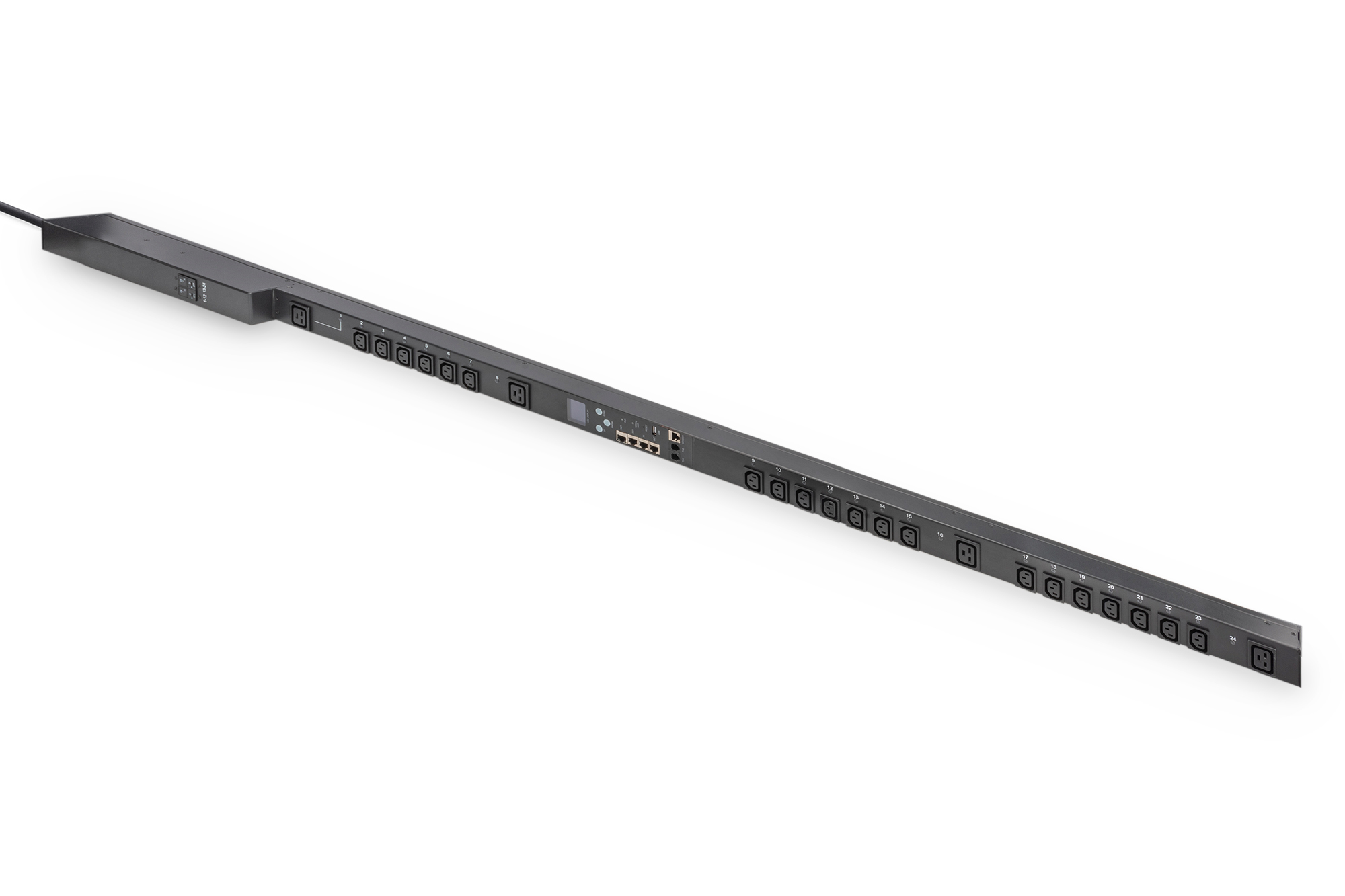 Digitus Smart PDU, Outlet Monitored & Switched, monophas, 32 A, 20 x C13, 4 x C19