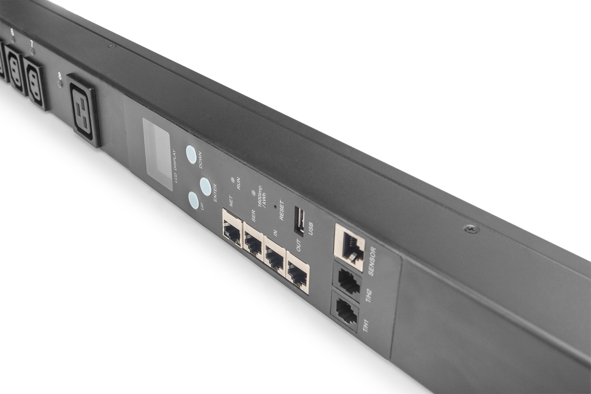 Digitus Smart PDU, Outlet Monitored & Switched, monophas, 32 A, 20 x C13, 4 x C19