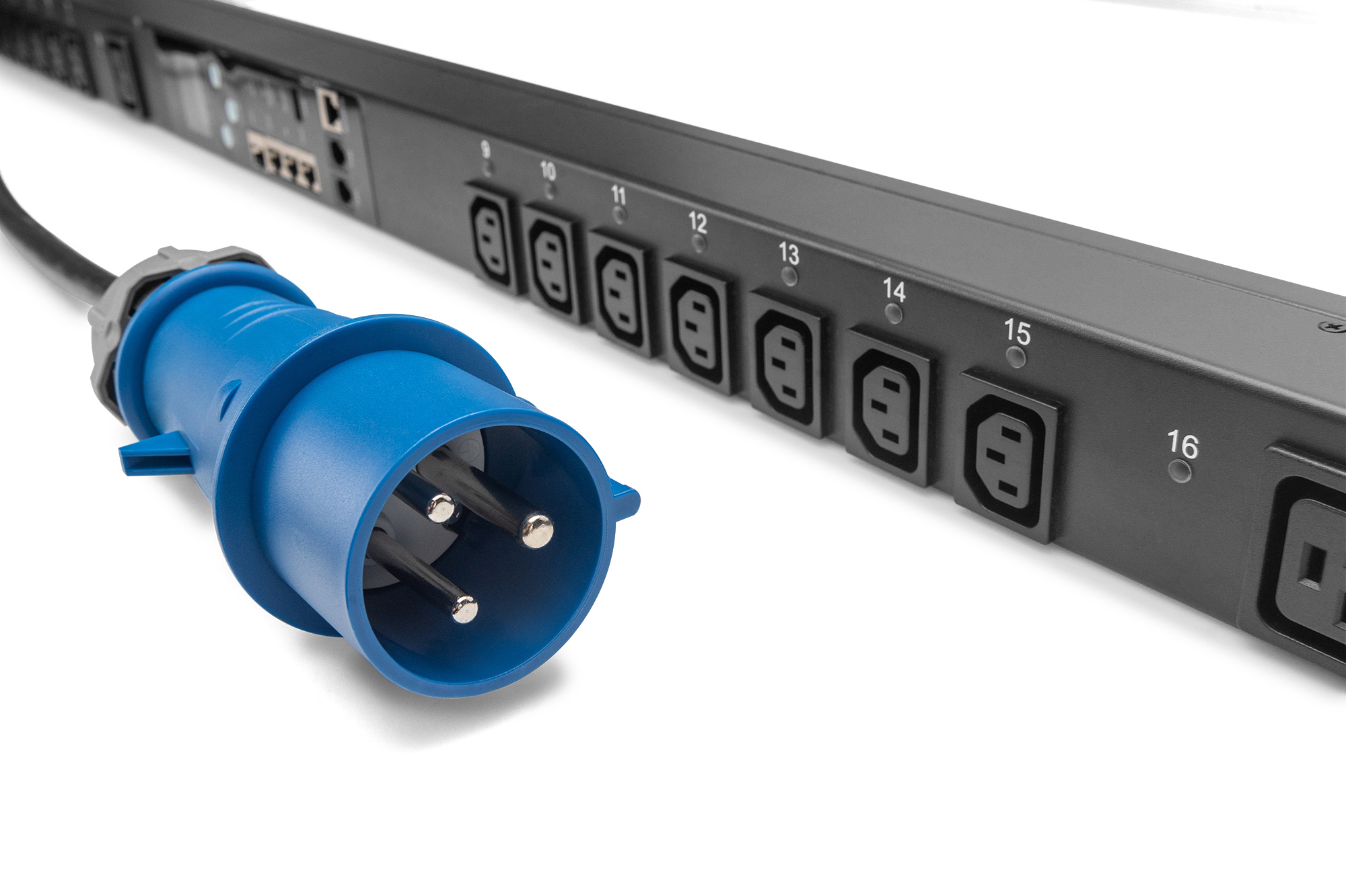 Digitus Smart PDU, Outlet Monitored & Switched, monophas, 32 A, 20 x C13, 4 x C19