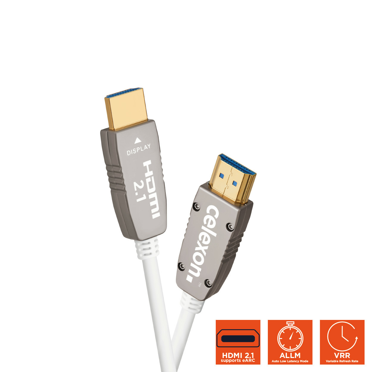 celexon UHD Optical Fibre HDMI 8K 48Gbps Active Kabel wei� - Kabel - Digital/Display/Video