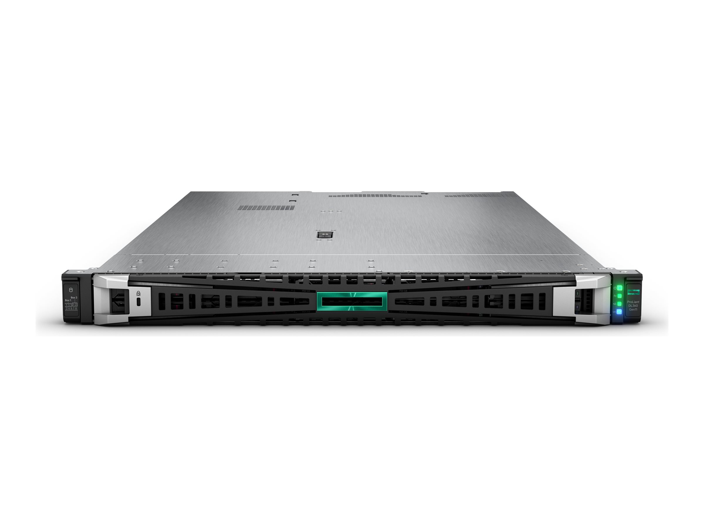 HPE ProLiant DL360 Gen11 - Server - Rack-Montage - 1U - zweiweg - 1 x Xeon Silver 4510 / 2.4 GHz - RAM 64 GB - SATA/SAS/NVMe - Hot-Swap 6.4 cm (2.5)
