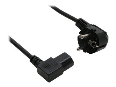 InLine Stromkabel - IEC 60320 C13 zu CEE 7/7 (M)