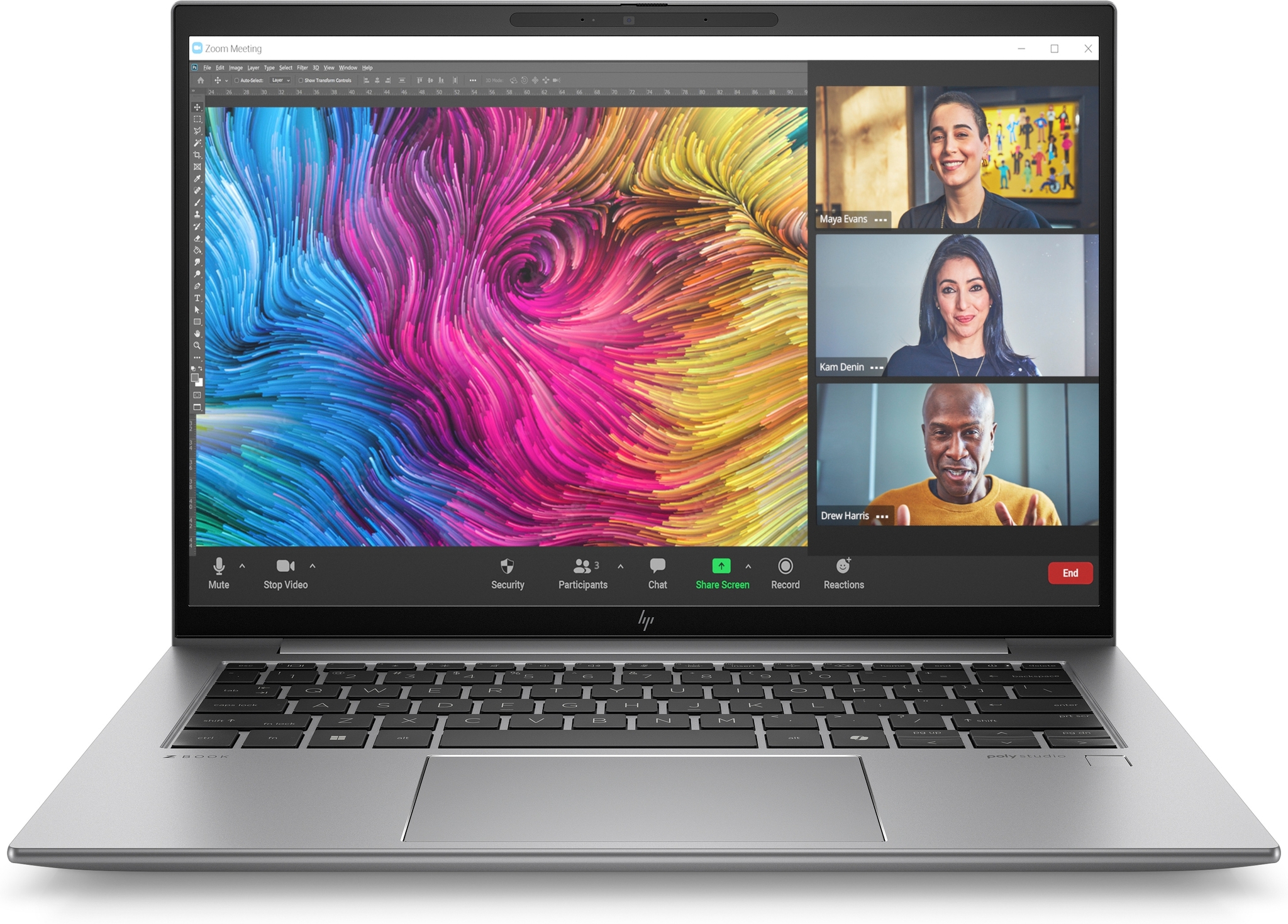 HP ZBook Firefly 14 G11 Mobile Workstation - Wolf Pro Security - Intel Core Ultra 7 165H / 1.4 GHz - vPro - Win 11 Pro - RTX A500 - 64 GB RAM - 2 TB SSD NVMe, TLC - 35.6 cm (14)