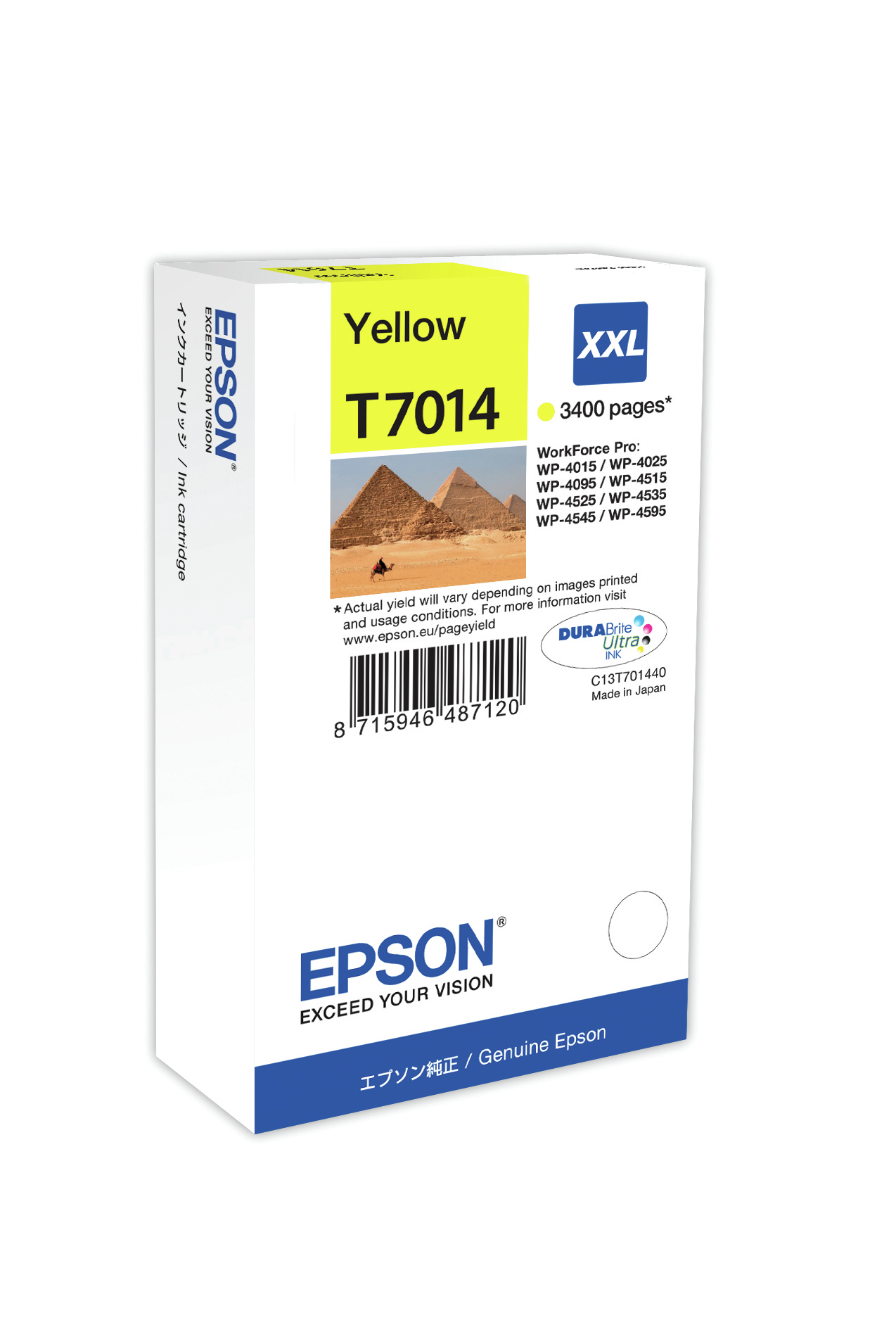 Epson T7014 - 34.2 ml - Gre XXL - Gelb - original