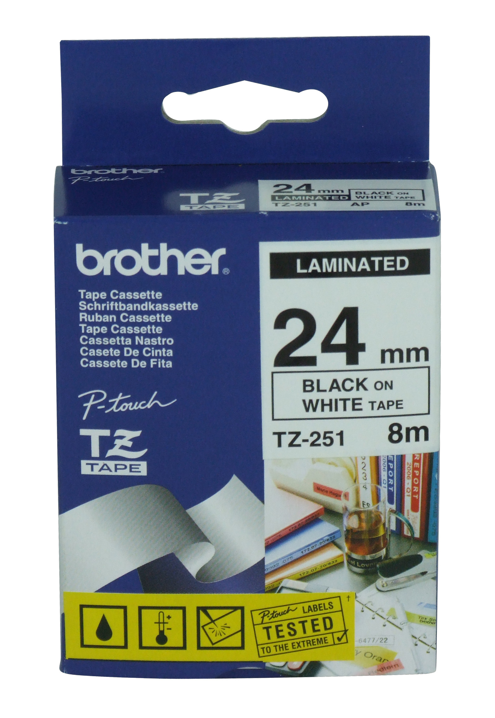 Brother TZ-251 cinta para impresora de etiquetas