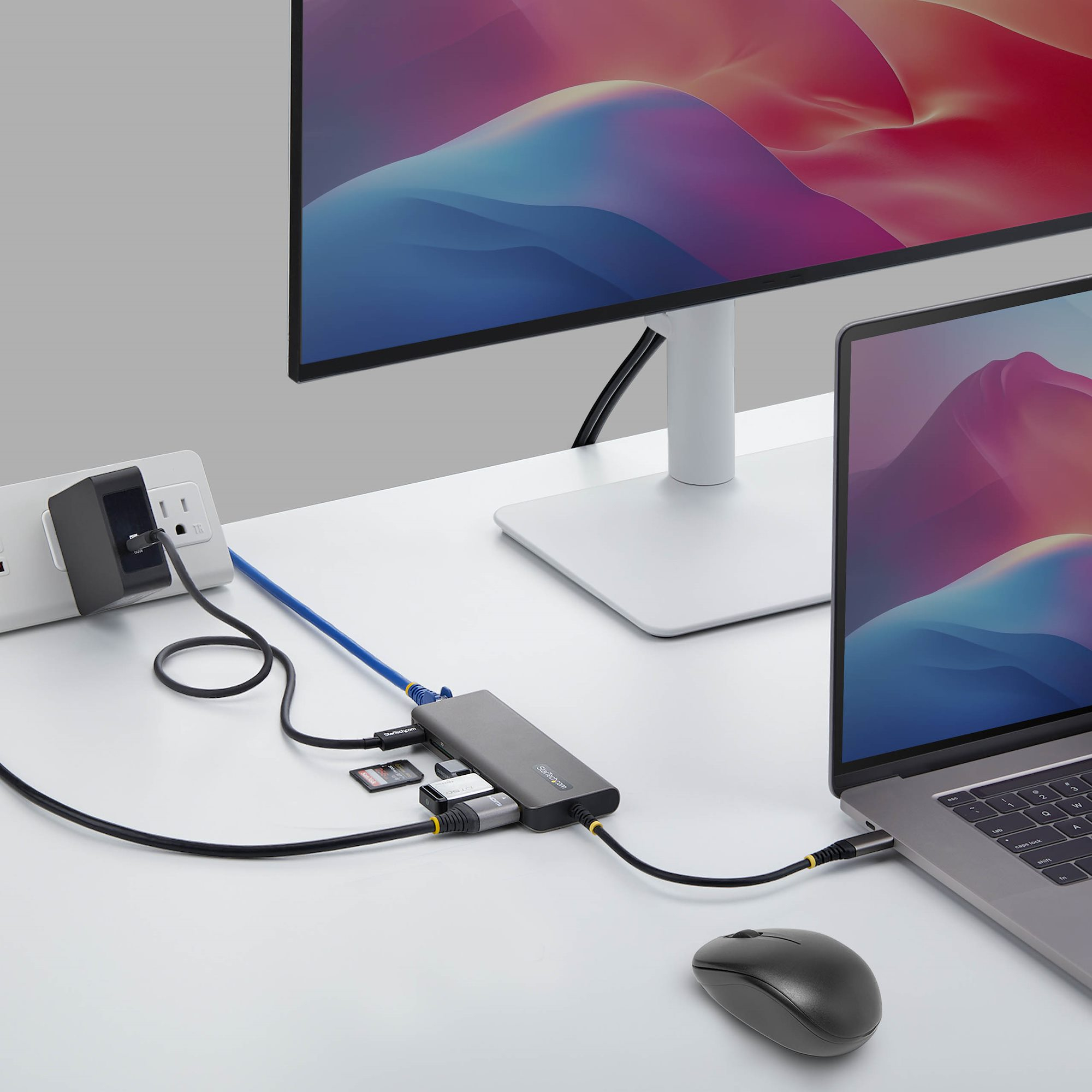 StarTech.com 177B-USBC-MULTIPORT base para port�til y replicador de puertos Al�mbrico USB 3.2 Gen 2 (3.1 Gen 2) Type-C Gris