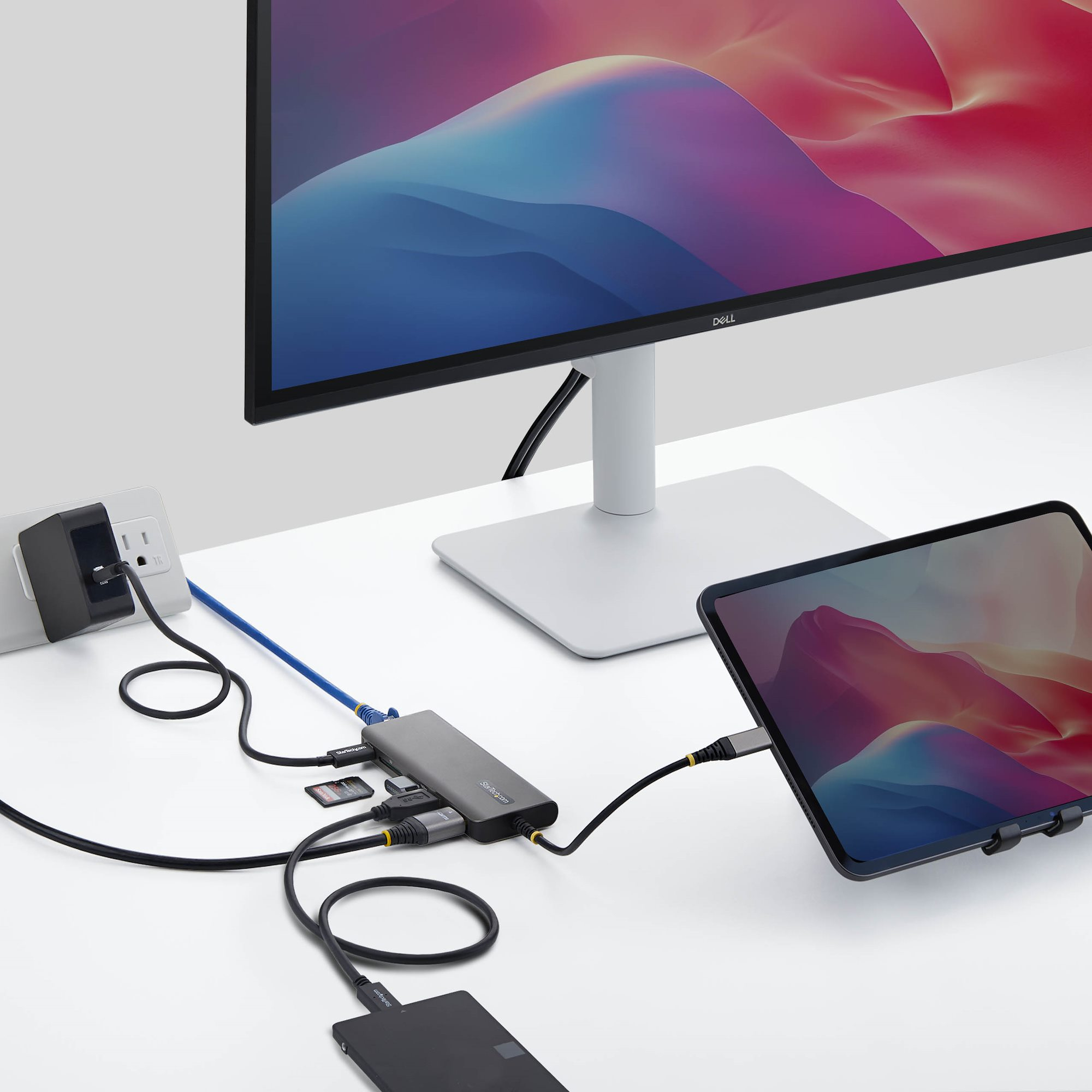 StarTech.com 177B-USBC-MULTIPORT base para port�til y replicador de puertos Al�mbrico USB 3.2 Gen 2 (3.1 Gen 2) Type-C Gris