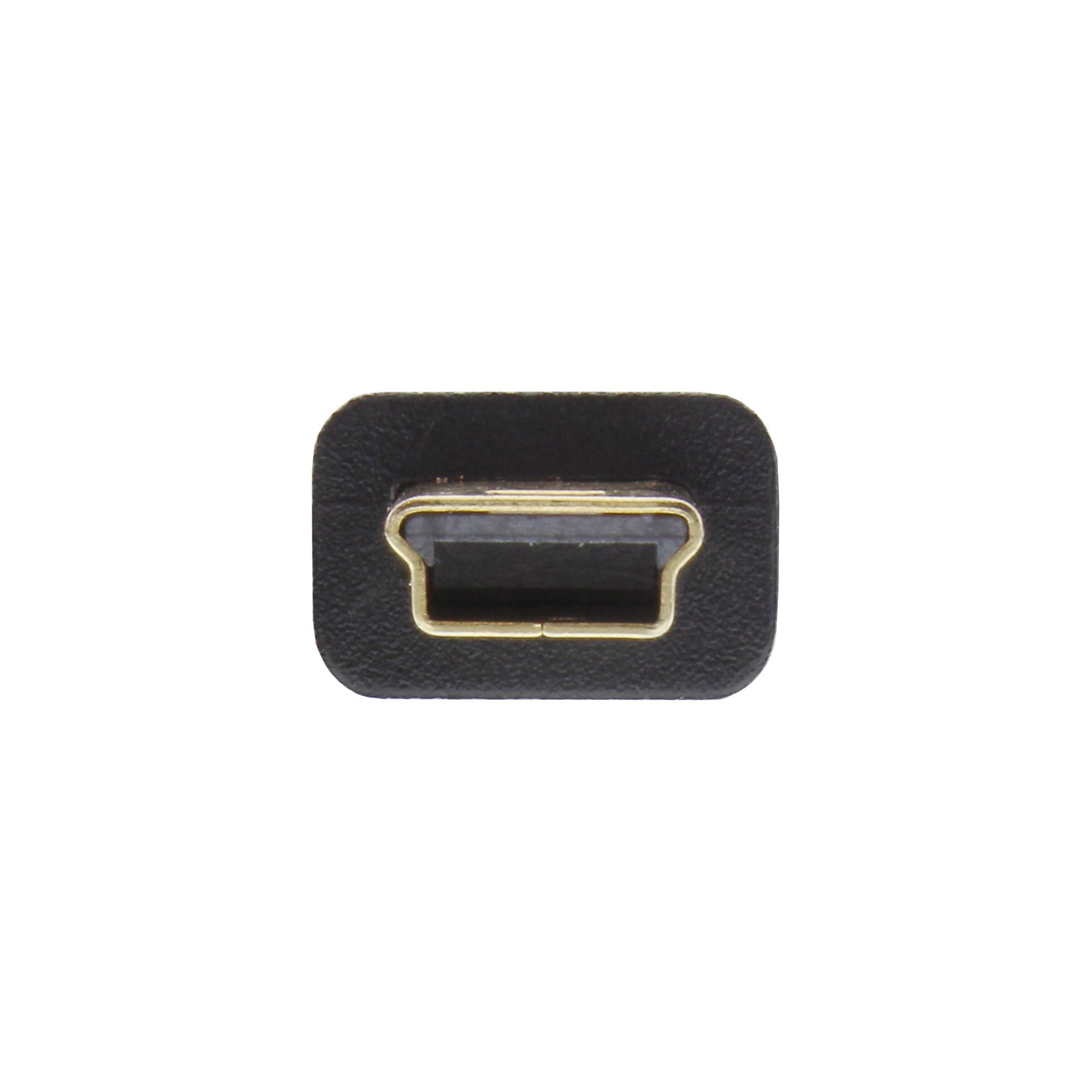 InLine USB 2.0 Mini Cable, Type A male / mini-B male (5pin), black/gold, 0.5m