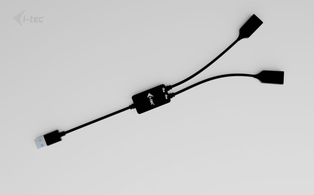 i-tec USB-A Cable HUB 2 port (2x USB-A) - Hub