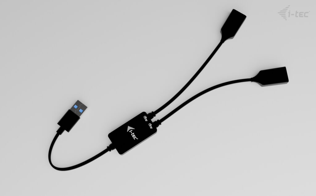 i-tec USB-A Cable HUB 2 port (2x USB-A) - Hub