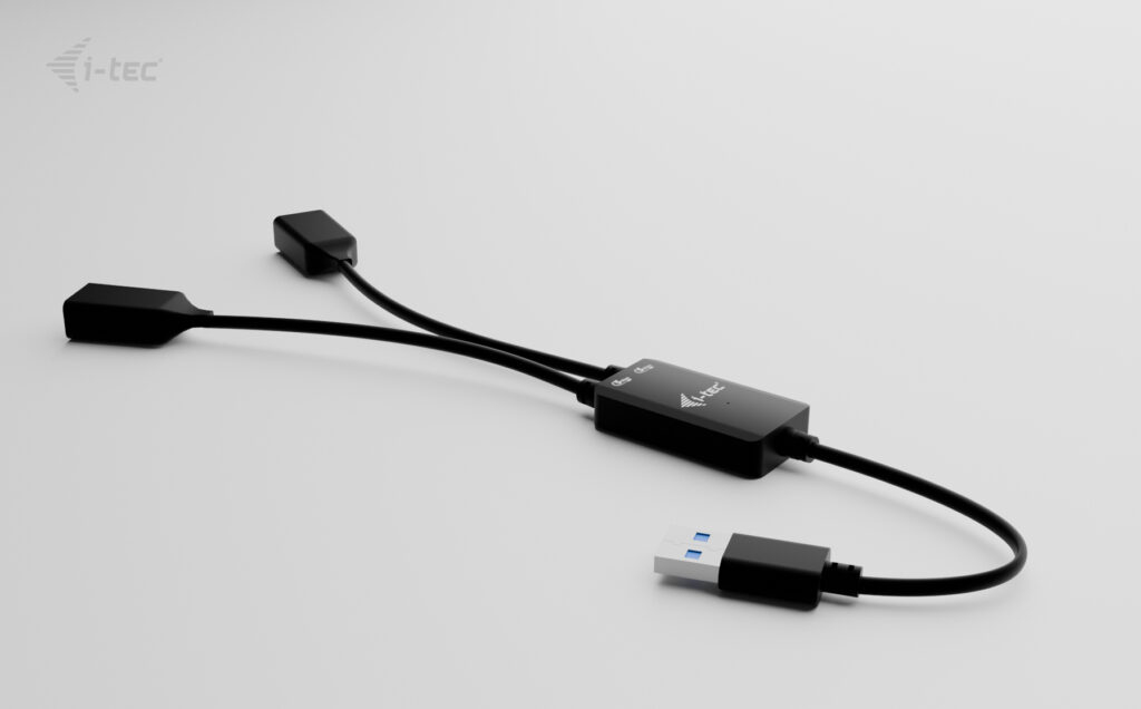 i-tec USB-A Cable HUB 2 port (2x USB-A) - Hub