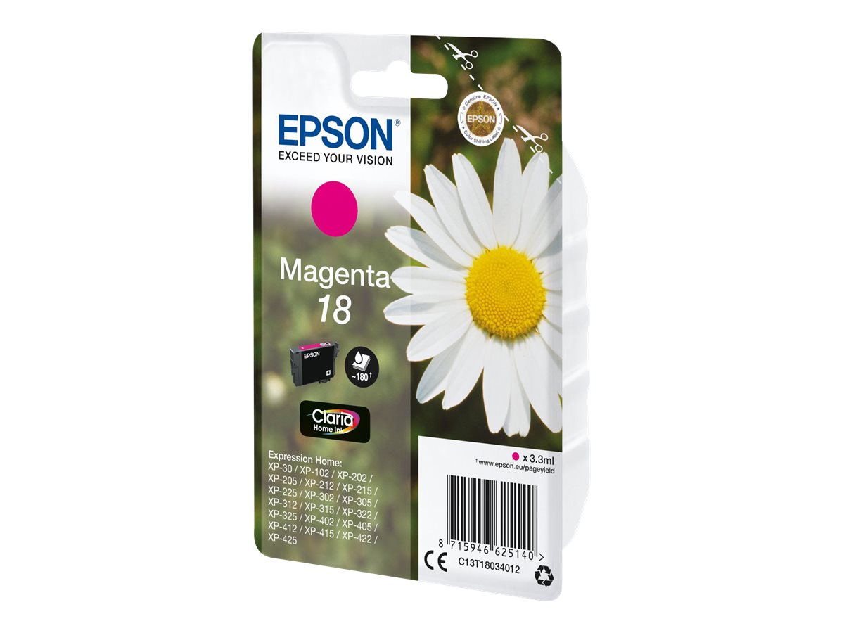 Epson Daisy Singlepack Magenta 18 Claria Home Ink