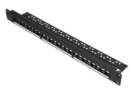 Extralink Patchpanel 24 Port UTP Modular - U/UTP (UTP) - Schwarz - 1U - 482,6 mm