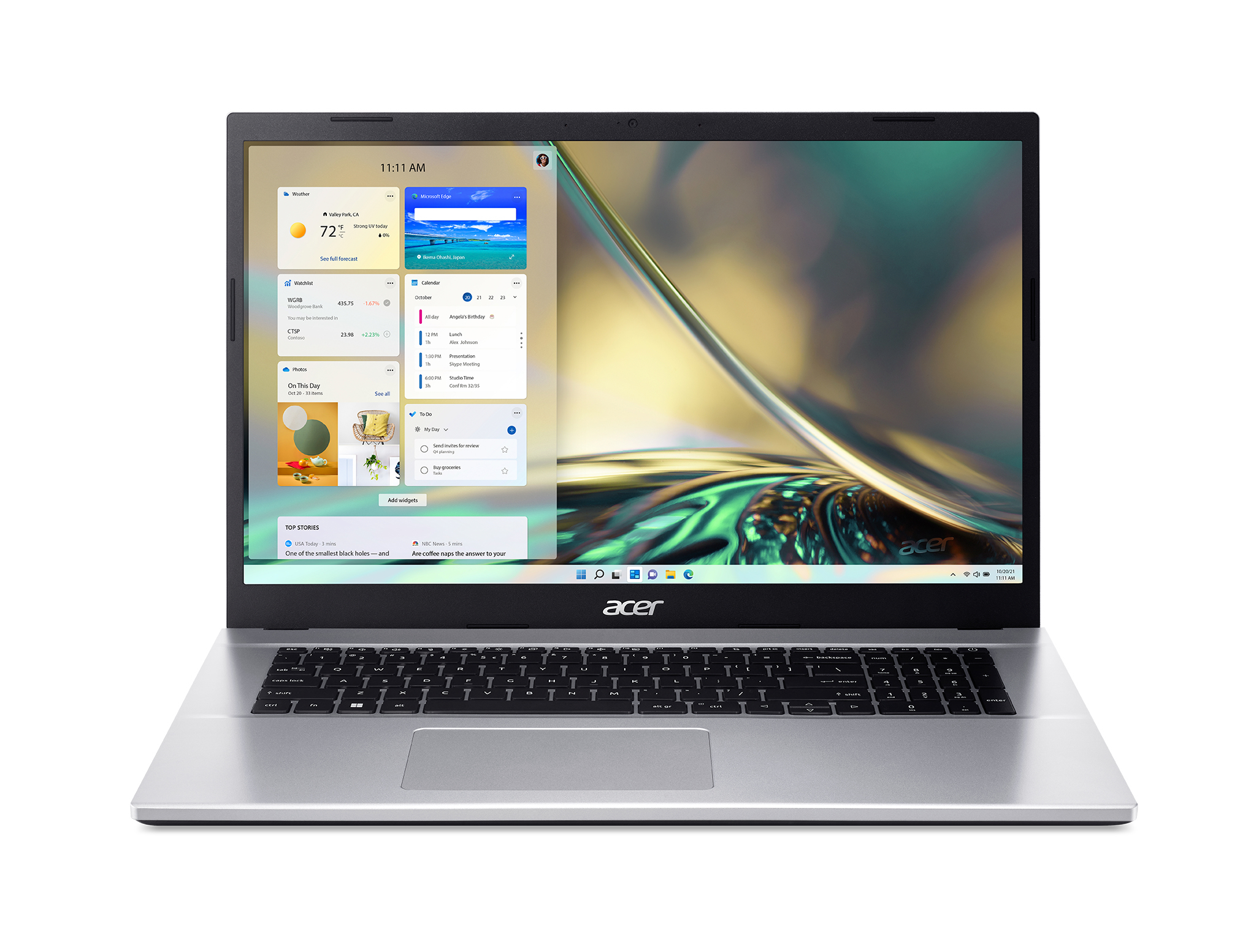 Acer Aspire 3 A317-54 - Intel Core i5 1235U / 1.3 GHz - Win 11 Home - Intel Iris Xe Grafikkarte - 16 GB RAM - 512 GB SSD - 43.9 cm (17.3)