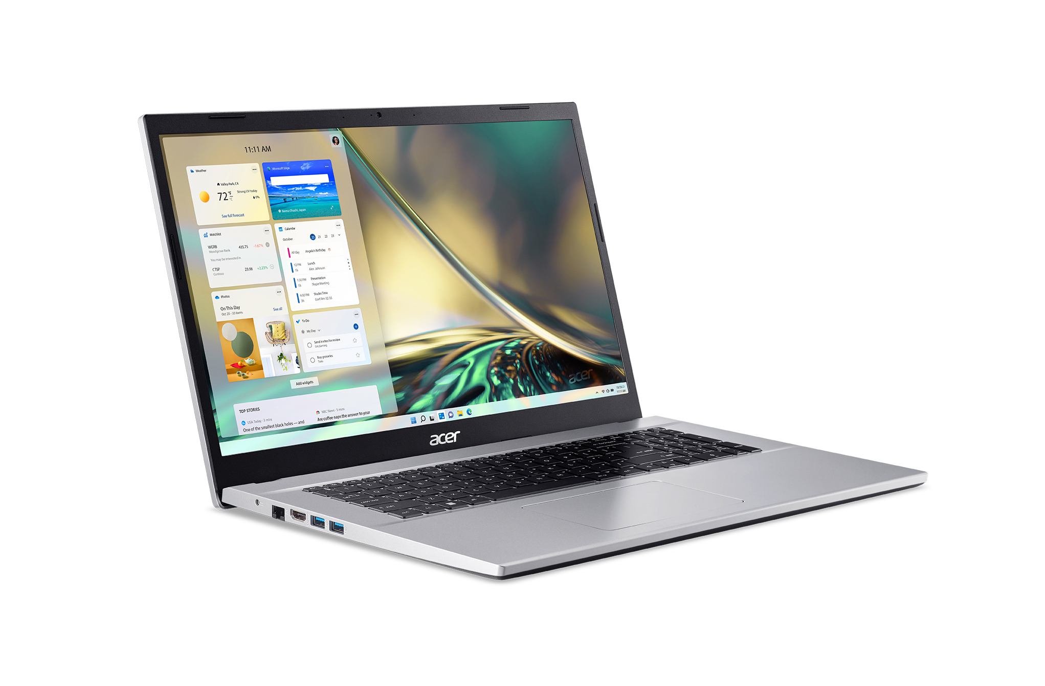 Acer Aspire 3 A317-54 - Intel Core i5 1235U / 1.3 GHz - Win 11 Home - Intel Iris Xe Grafikkarte - 16 GB RAM - 512 GB SSD - 43.9 cm (17.3)