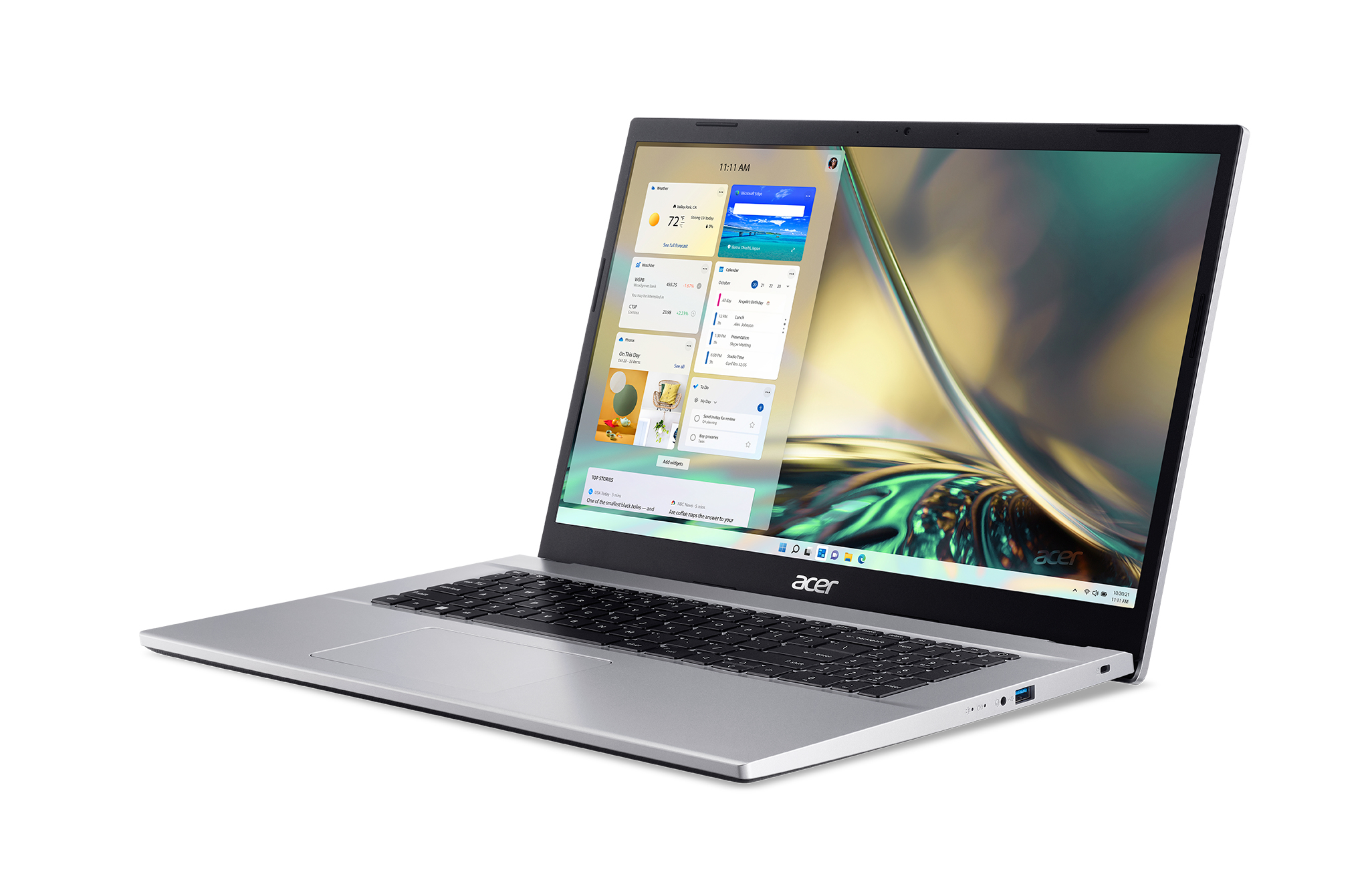 Acer Aspire 3 A317-54 - Intel Core i5 1235U / 1.3 GHz - Win 11 Home - Intel Iris Xe Grafikkarte - 16 GB RAM - 512 GB SSD - 43.9 cm (17.3)