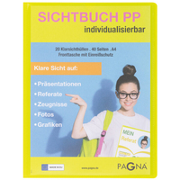 Pagna School Sichtbuch DIN A4 20 Hllen lindgrn