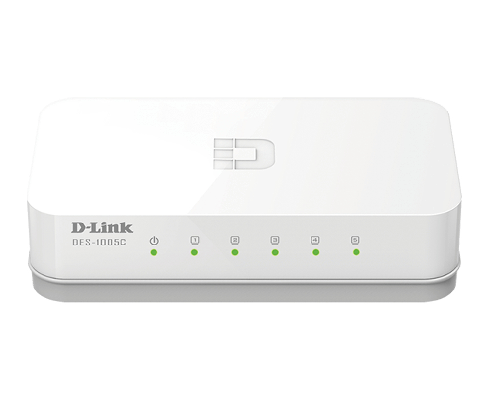 D-Link ES-1005C/E No administrado Fast Ethernet (10/100) Escritorio Blanco