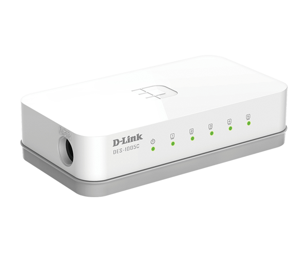 D-Link ES-1005C/E No administrado Fast Ethernet (10/100) Escritorio Blanco