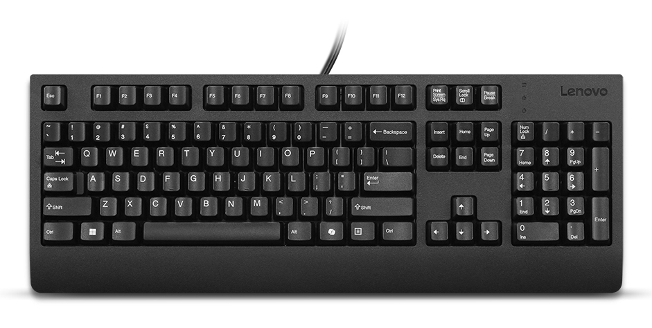 Lenovo Preferred Pro II clavier maison/bureau USB Slovaque Noir