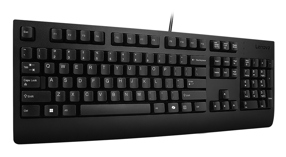 Lenovo Preferred Pro II clavier maison/bureau USB Slovaque Noir