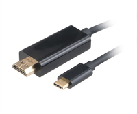 Akasa AK-CBCA12-18BK - 1,8 m - USB Typ-C - HDMI - Mnnlich - Mnnlich - Gerade