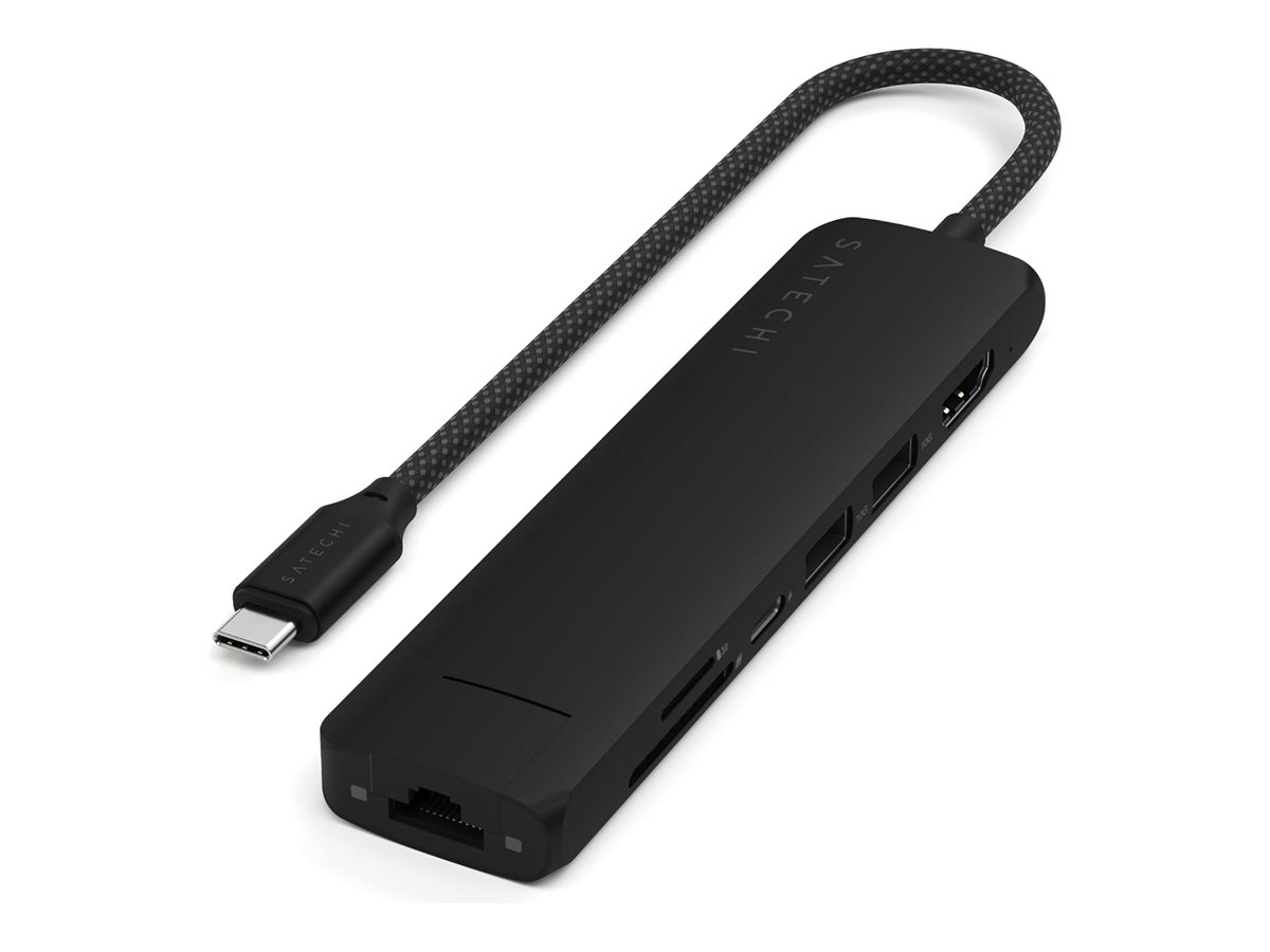 Satechi 7-in-1 - Dockingstation - USB-C / USB 3.2 Gen 2 x 2
