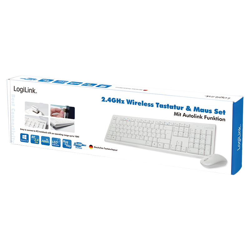 LogiLink Keyboard Mouse Combo wireless