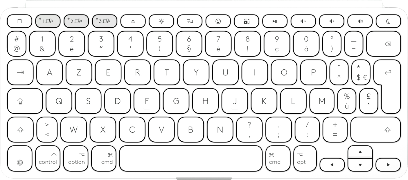 Logitech Keys-To-Go 2 for iPad - Tastatur - built-in cover