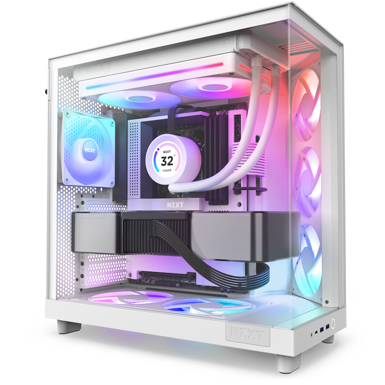 NZXT RF-U28HF-W1 syst�me de refroidissement d ordinateur Boitier PC Ventilateur Blanc 1 pi�ce(s)