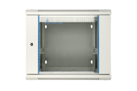 Extralink Rackmount-Schrank 12U 600x600 AZH Grau Wandmontage - schwenkbar - Wandmontiertes Regal - 12U - 60 kg - Sperrschloss - Ablageschienen - Grau