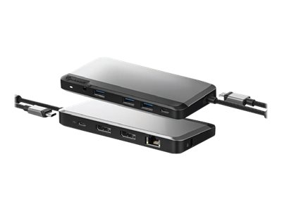ALOGIC U1CAD-SGR laptop dock/port replicator Wired USB 3.2 Gen 1 (3.1 Gen 1) Type-C Grey