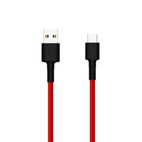 Xiaomi SJV4110GL - 1 m - USB A - USB C - Schwarz - Rot