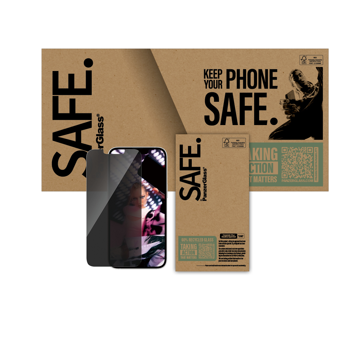 PanzerGlass SAFE by PG Priv Scrn SE 25/14/13/Pro Protection dcran transparent Apple 1 pice(s)