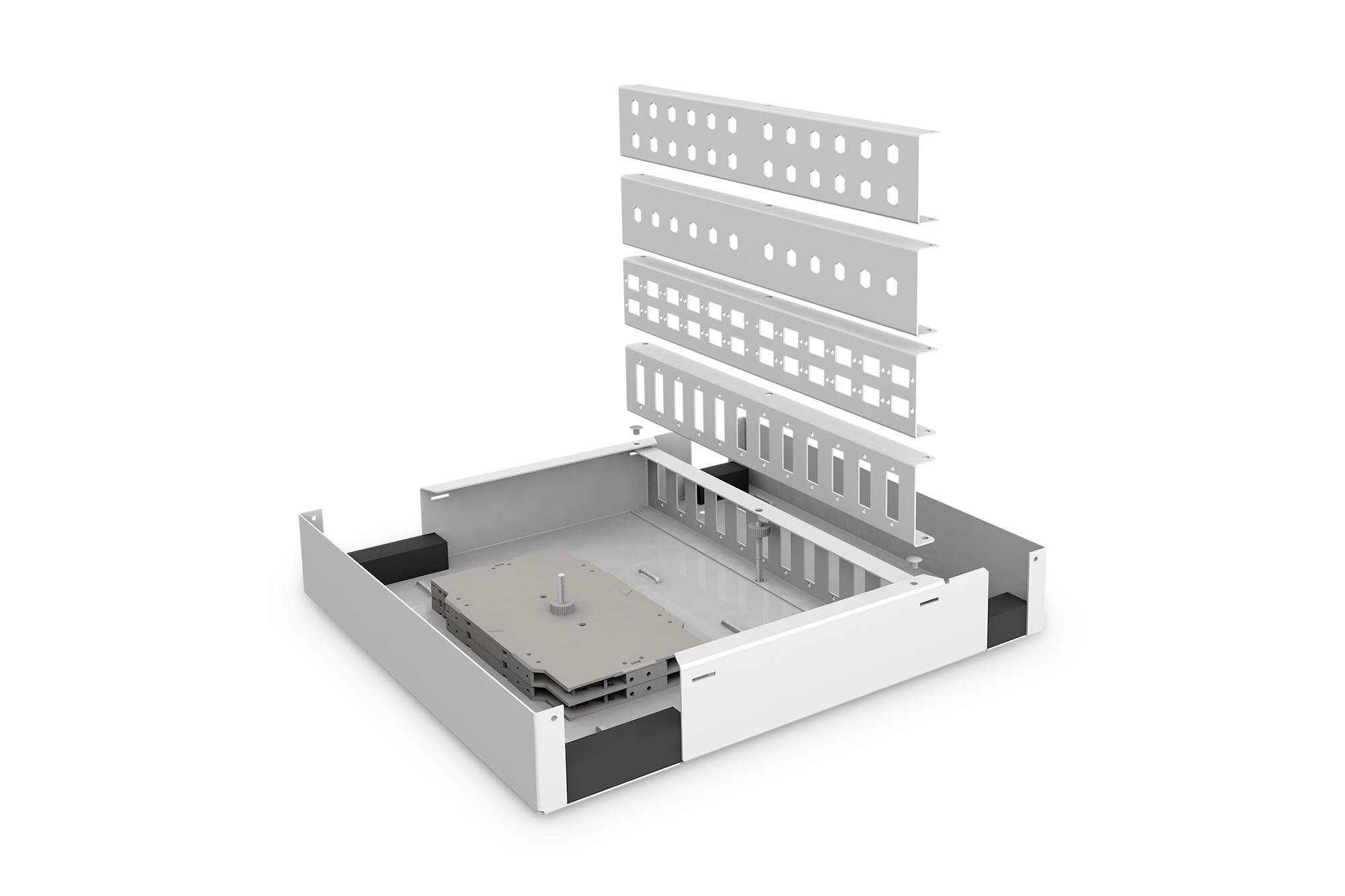 Digitus Fiber Optic Unibox for wall mounting, medium