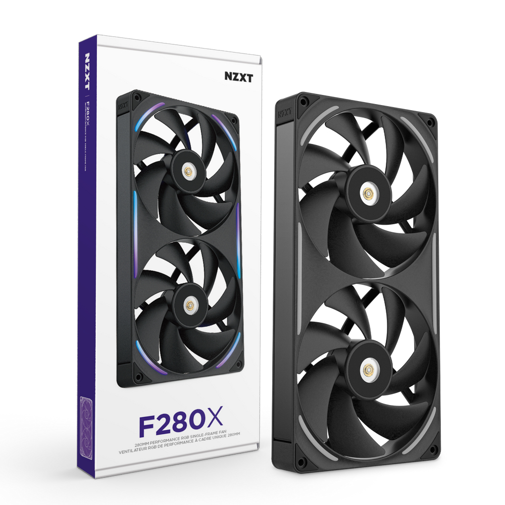 NZXT F280X Boitier PC Ventilateur 14 cm Noir 1 pi�ce(s)