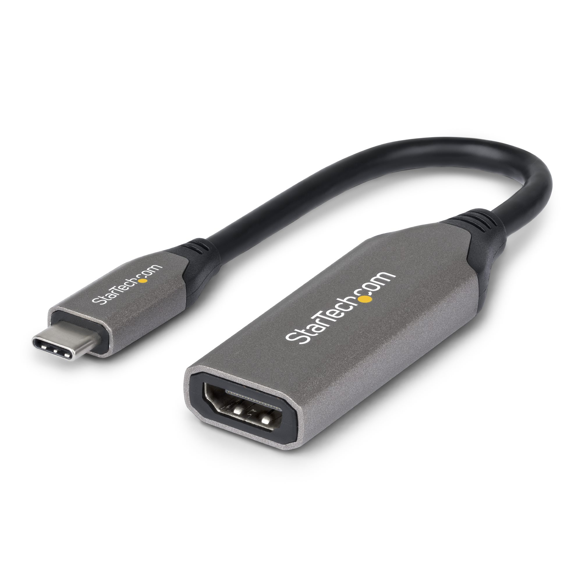 StarTech.com Adaptador USB-C a HDMI - USB Tipo C - 8K60Hz/4K120Hz - Compatible con Thunderbolt/USB4 - Conversor USB C a HDMI 2.1 - HDR10+ - Cable de 20cm