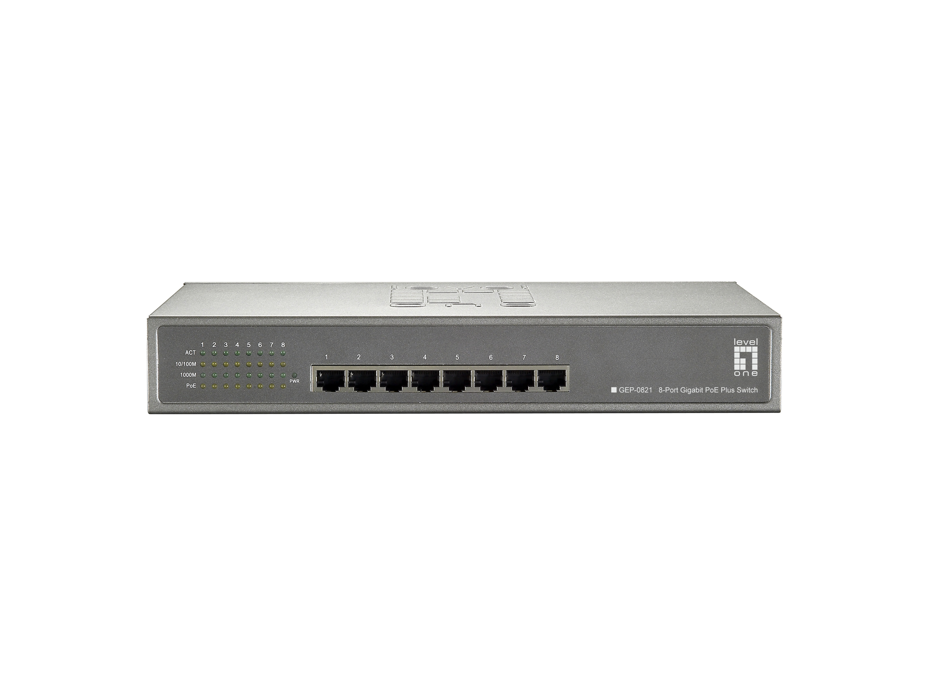 LevelOne GEP-0821 - Switch - 8 x 10/100/1000 (PoE)