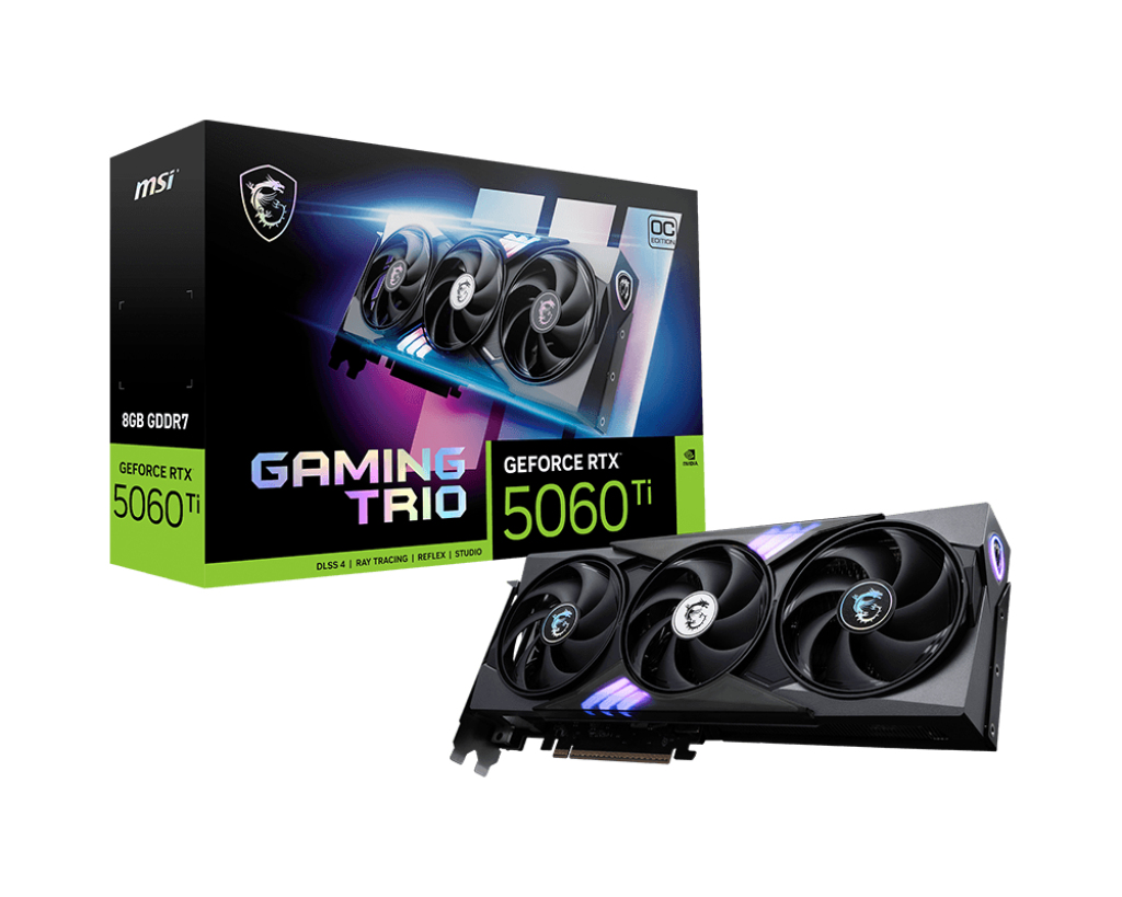 MSI RTX5060 TI 8G Gaming Trio OC GDDR7 HDMI 3xDP - 8.192 MB