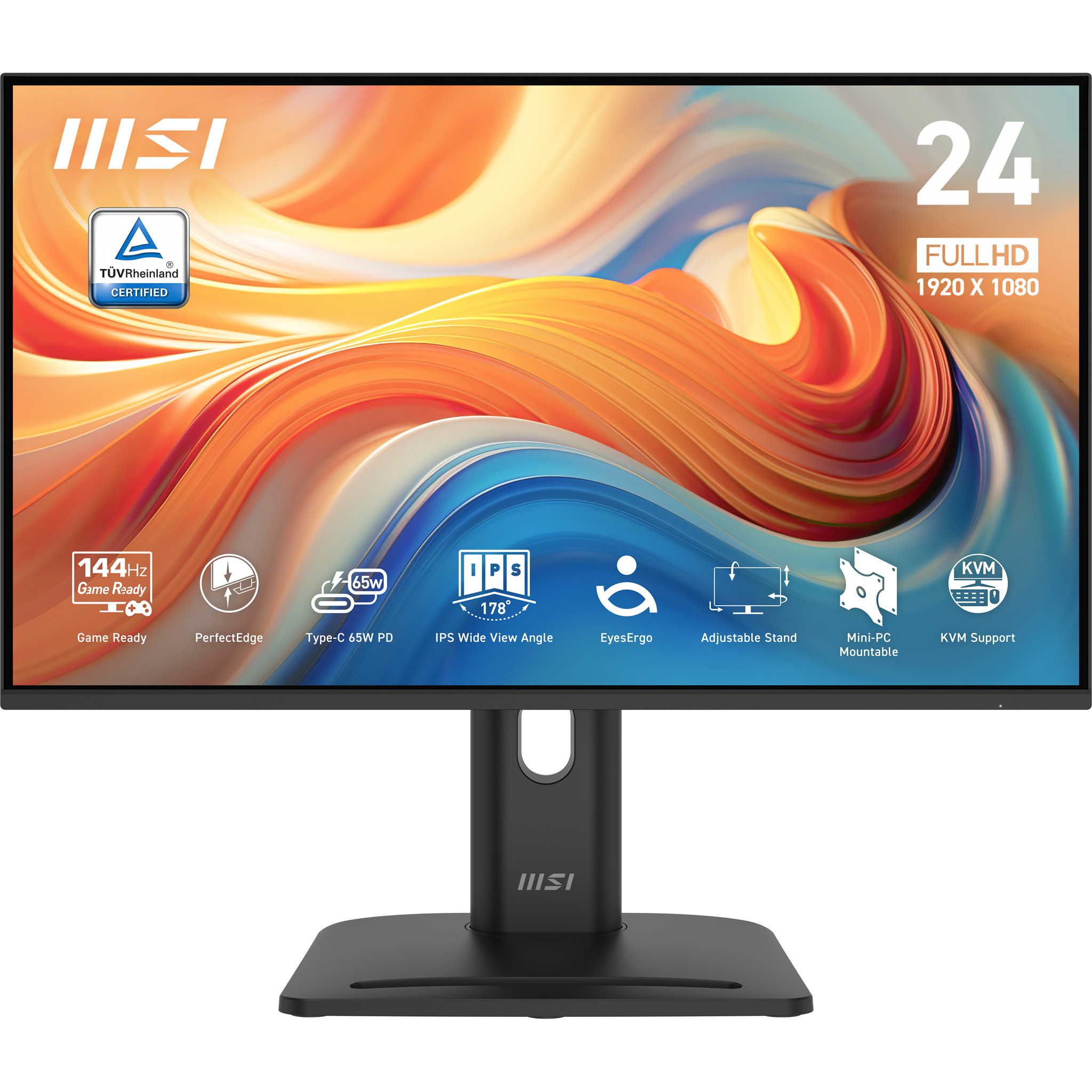MSI Pro MP245PHG E14 pantalla para PC 60,5 cm (23.8) 1920 x 1080 Pixeles Full HD LCD Negro